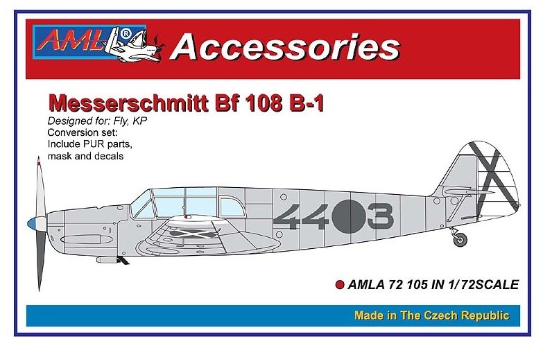 1/72 Messerschmitt Bf 108 Conversion set (FLY/KP)