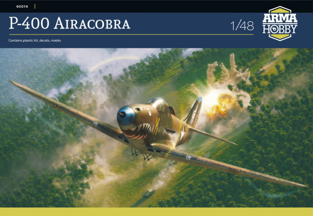 1/48 P-400 Airacobra (3x camo)