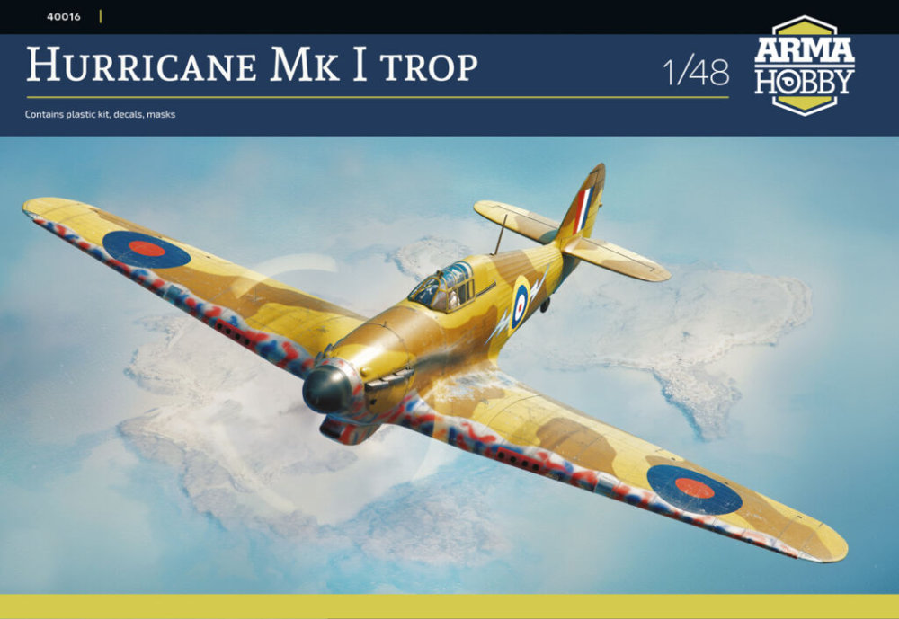 1/48 Hurricane Mk.I Trop (3x camo)