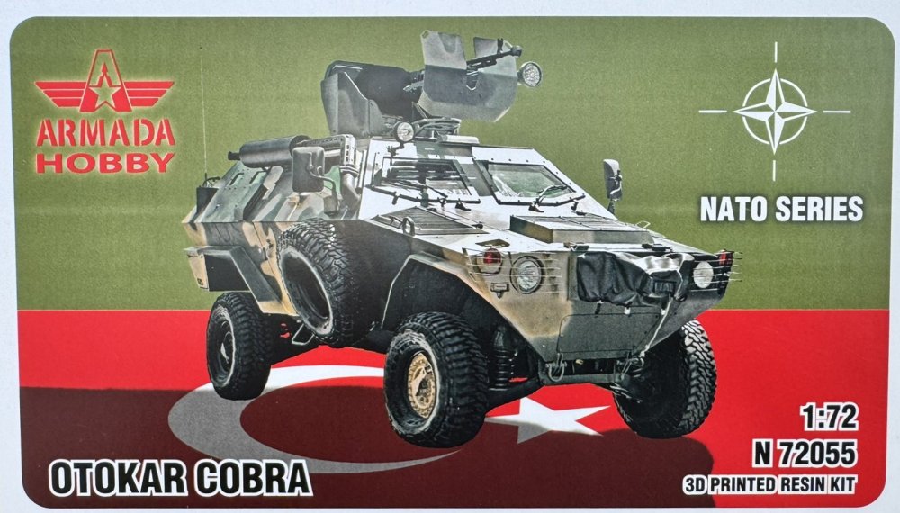 1/72 Otokar Cobra (3D Printed resin kit)