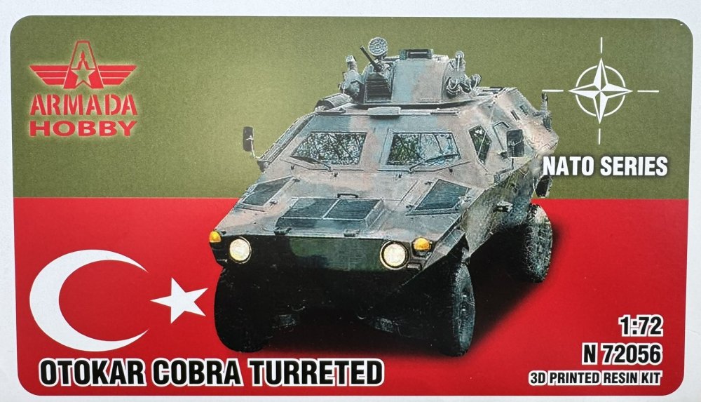 1/72 Otokar Cobra Turreted (3D Printed resin kit)