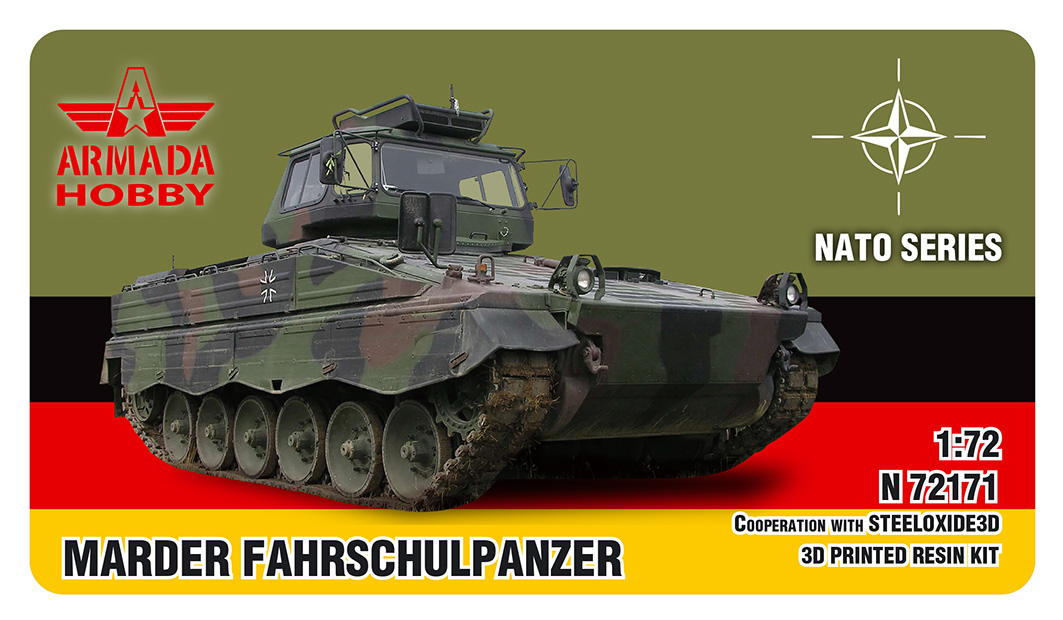 1/72 Marder Fahrschulpanzer (3D printed resin kit)