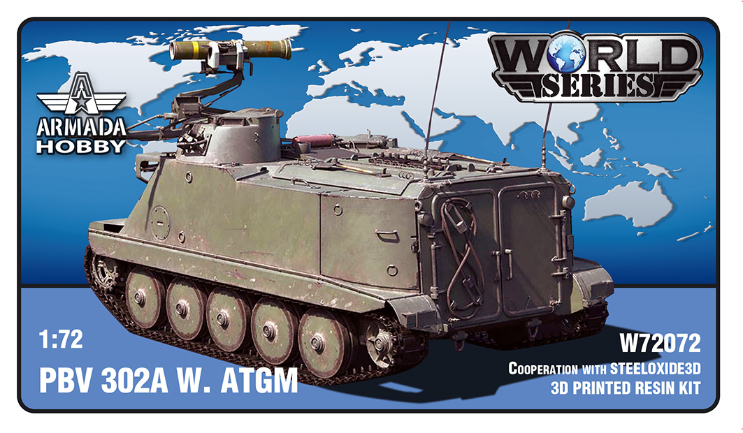 1/72 PBV 302A w/ ATGM (3D printed resin kit)