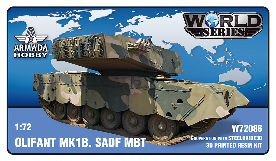 MODELIMEX Online Shop | 1/72 Olifant MK1B SADF MBT (3D printed resin ...