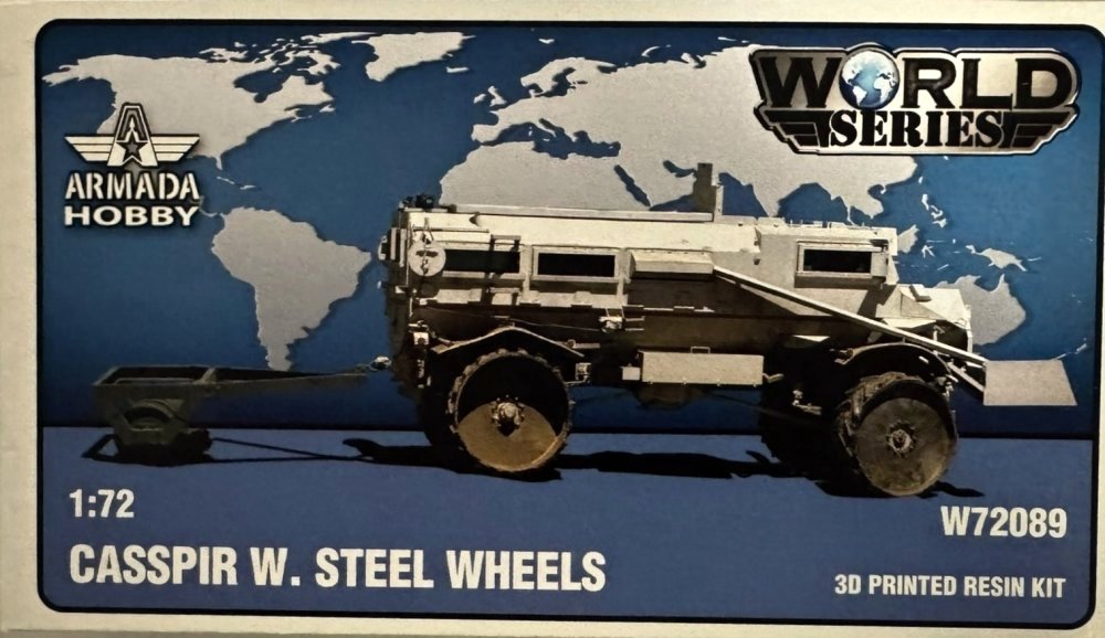 1/72 CASSPIR with steel wheels (3D resin kit)