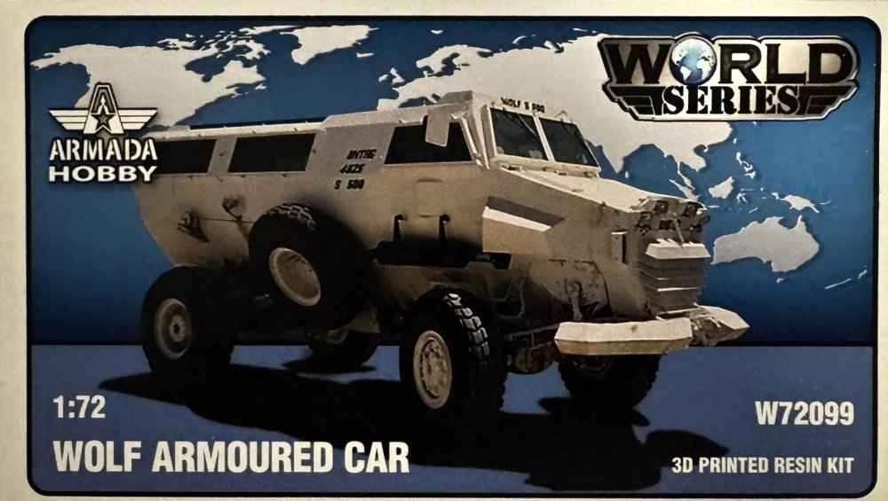 1/72 Wolf Armoured Car (3D printed resin kit)