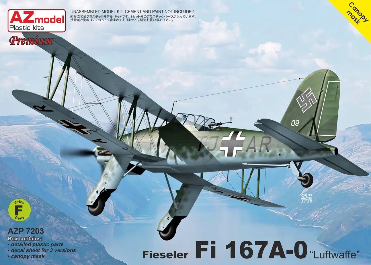1/72 Fi 167A-0 'Luftwaffe' (3x camo) PREMIUM