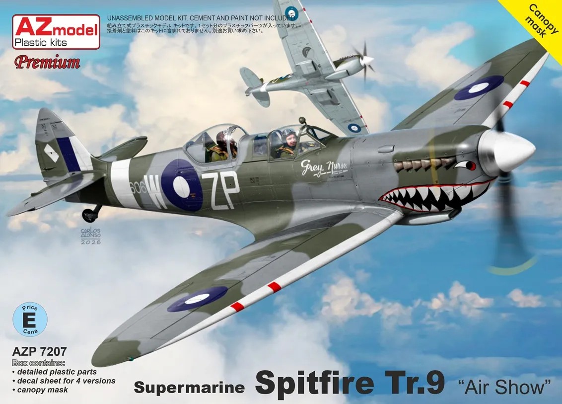 1/72 Spitfire Tr.9 'Air Show' (4x camo) PREMIUM