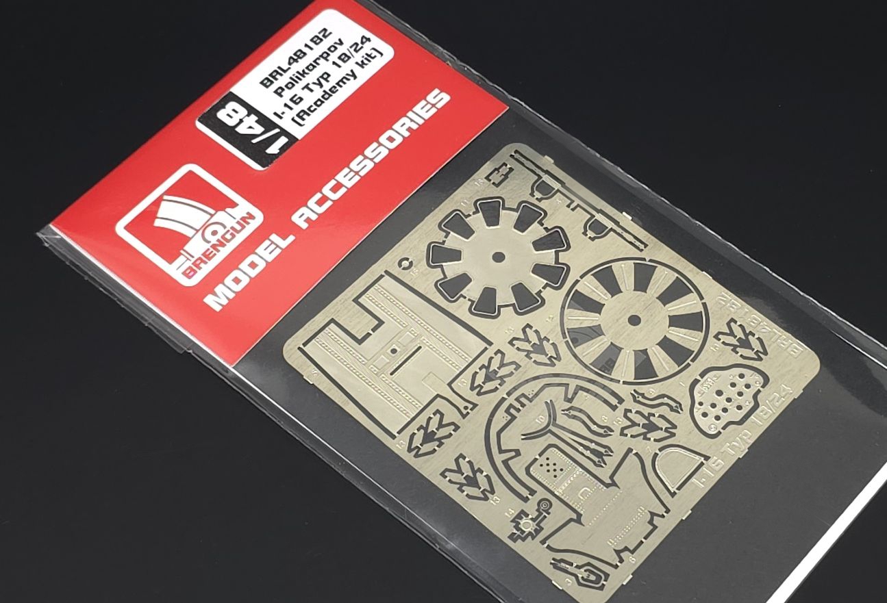 1/48 Polikarpov I-16 Typ 18/24 - PE set (ACAD)