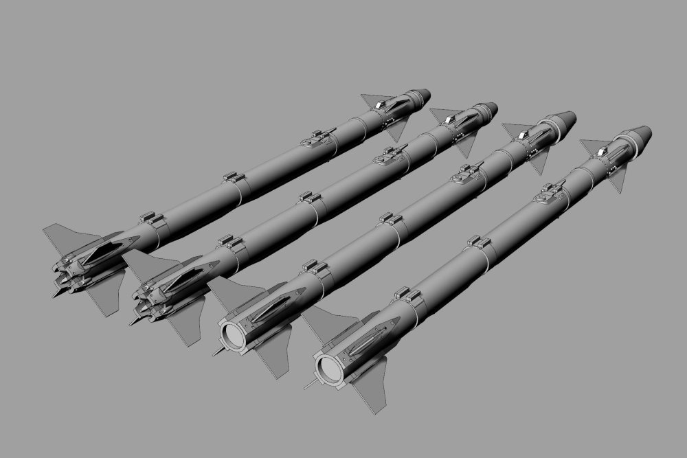 1/72 AIM-9X Sidewinder (4 pcs.)