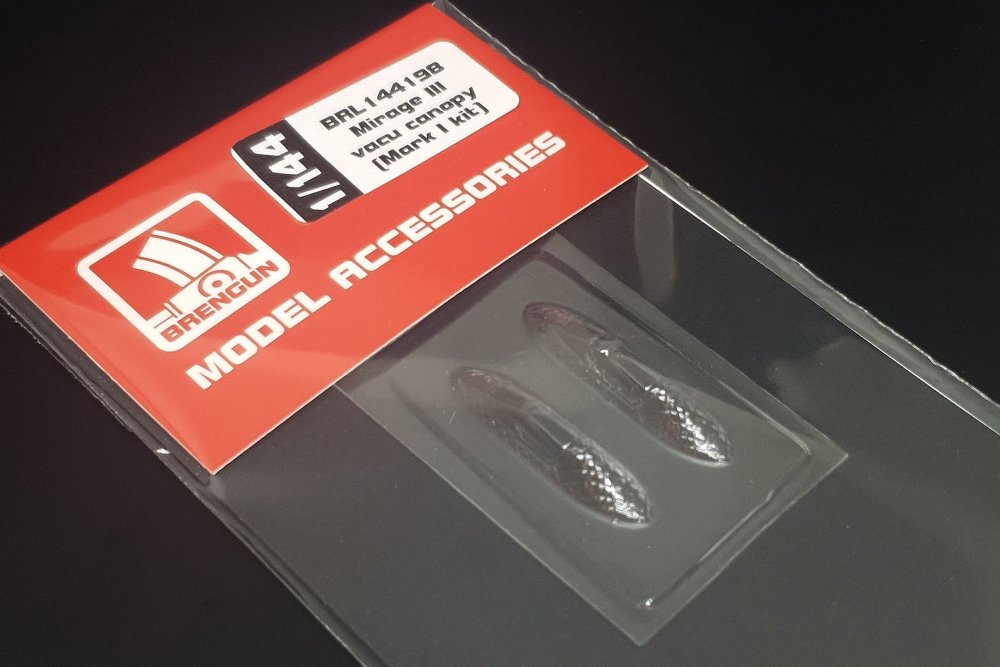1/144 Vacu Canopy Mirage III (MARK I)