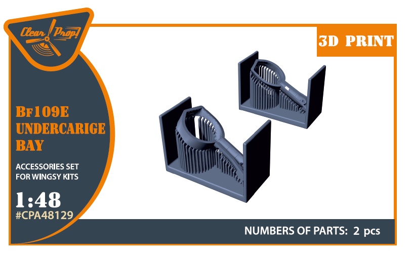 1/48 Bf-109E wheel bay (WINGSY)