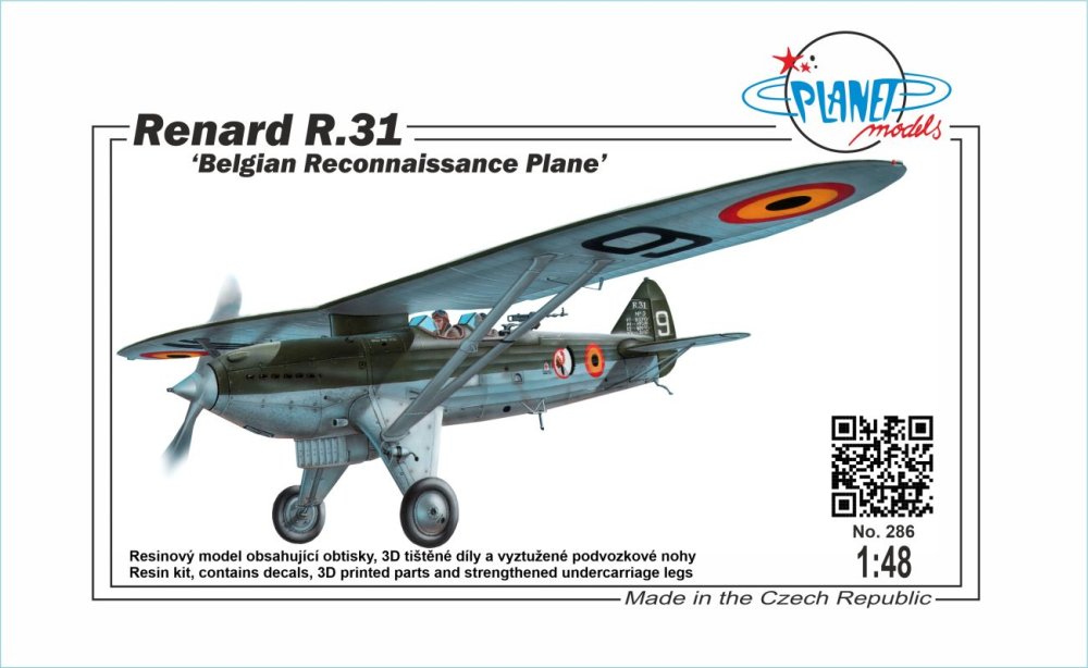 1/48 Renard R.31 'Belgian Recconaissance Plane'