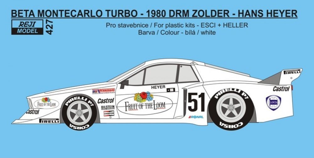 1/24 Lancia Beta Montecarlo Turbo 1980 DRM Champ.