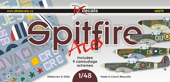 1/48 Spitfire Aces (9x camo)