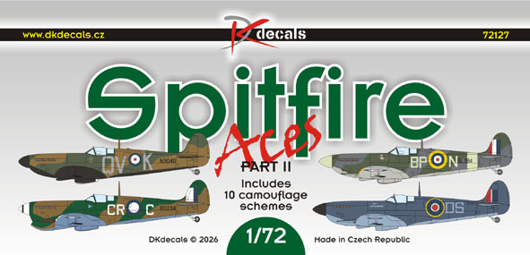 1/72 Spitfire Aces (10x camo) Part II.