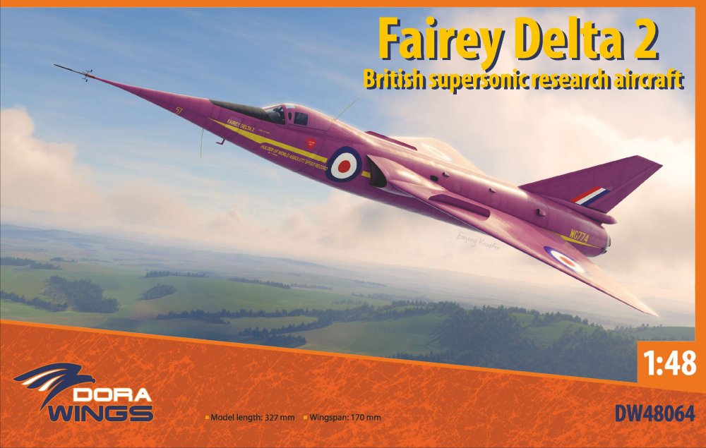 1/48 Fairey Delta 2 (4x camo)