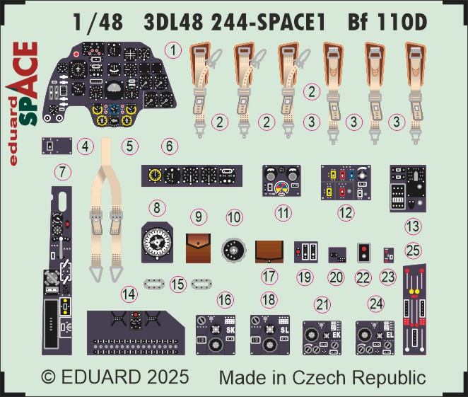 1/48 Bf 110D SPACE (EDU)