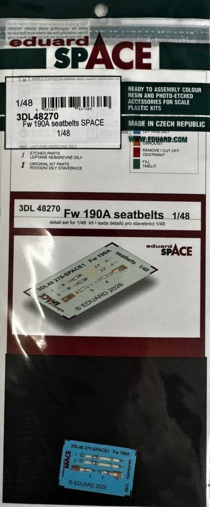 1/48 Fw 190A seatbelts SPACE