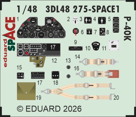 1/48 P-40K SPACE (EDU)