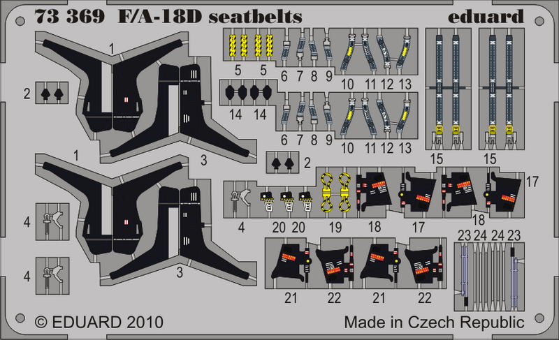 SET F/A-18D seatbelts (ACAD)