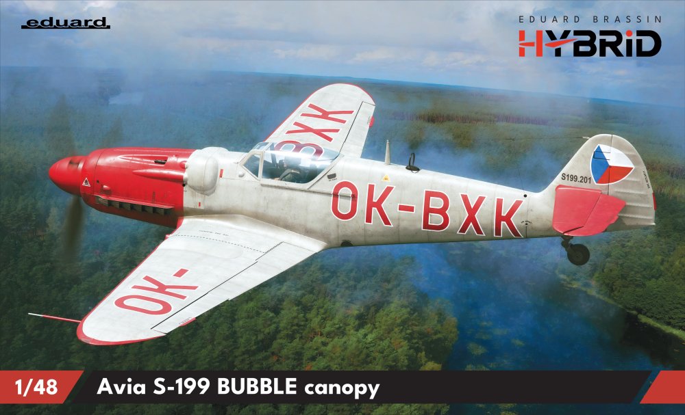 1/48 Avia S-199 bubble canopy (HYBRID)