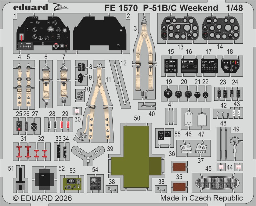 1/48 P-51B/C Weekend (EDU)