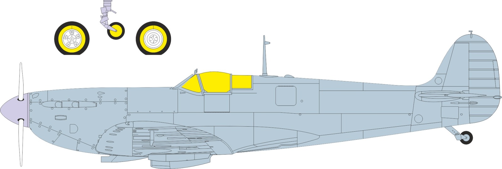 Mask 1/32 Spitfire Mk.Vb TFace (KOTARE)
