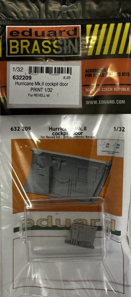 BRASSIN 1/32 Hurricane Mk.II cockpit door (REV)