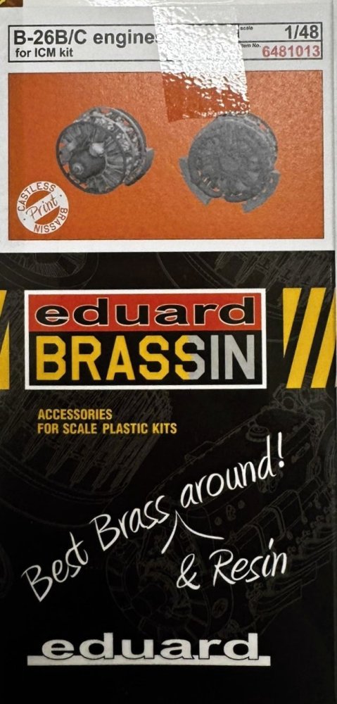 BRASSIN 1/48 B-26B/C engines PRINT (ICM)