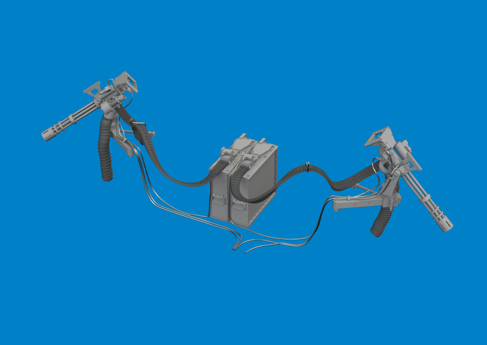 BRASSIN 1/48 UH-60 miniguns M134 PRINT (ICM)