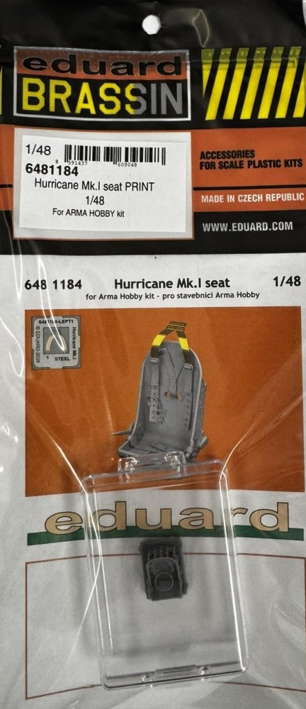 BRASSIN 1/48 Hurricane Mk.I seat  (ARMA H.)