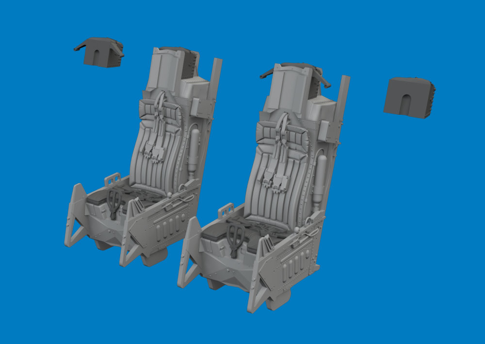 BRASSIN 1/48 F-16I SUFA ejection seats PRINT (GWH)