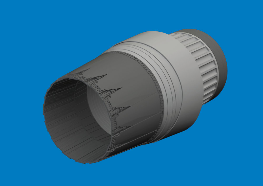 BRASSIN 1/48 F-16I SUFA exhaust nozzle PRINT (GWH)