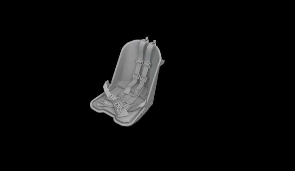 BRASSIN 1/48 Fw 190D-9 seat PRINT (MINA)