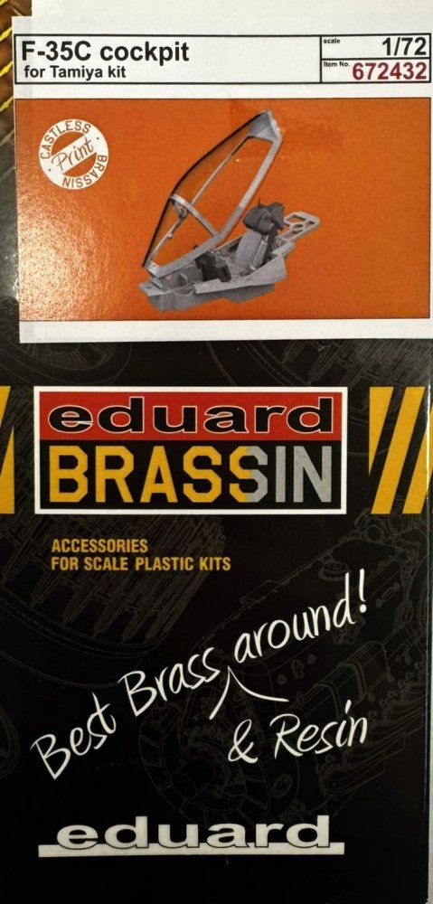 BRASSIN 1/72 F-35C cockpit PRINT (TAM)
