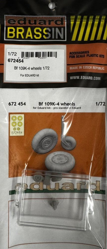 BRASSIN 1/72 Bf 109K-4 wheels (EDU)