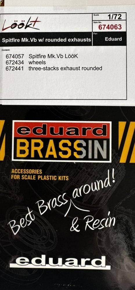 BRASSIN 1/72 Spitfire Mk.Vb w/ rounded exh. (EDU)