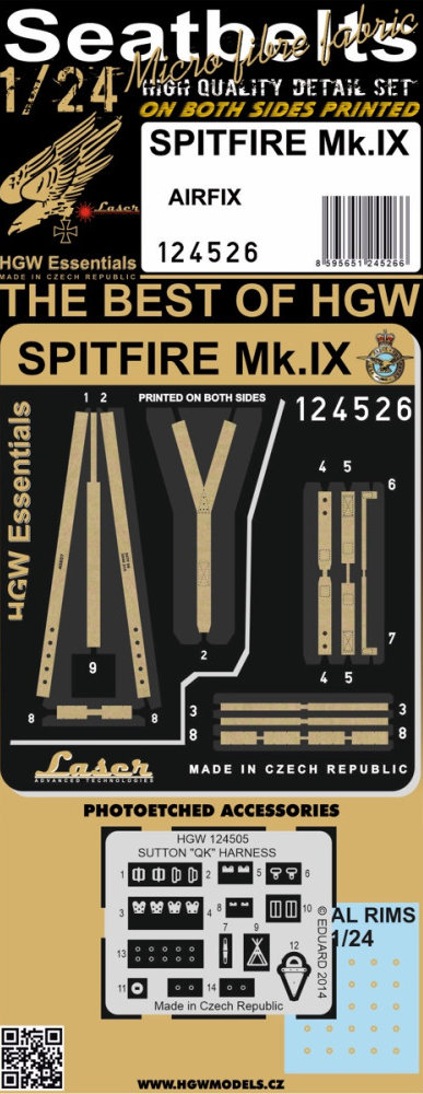 1/24 Seatbelts Spitfire Mk.IX (AIRFIX)