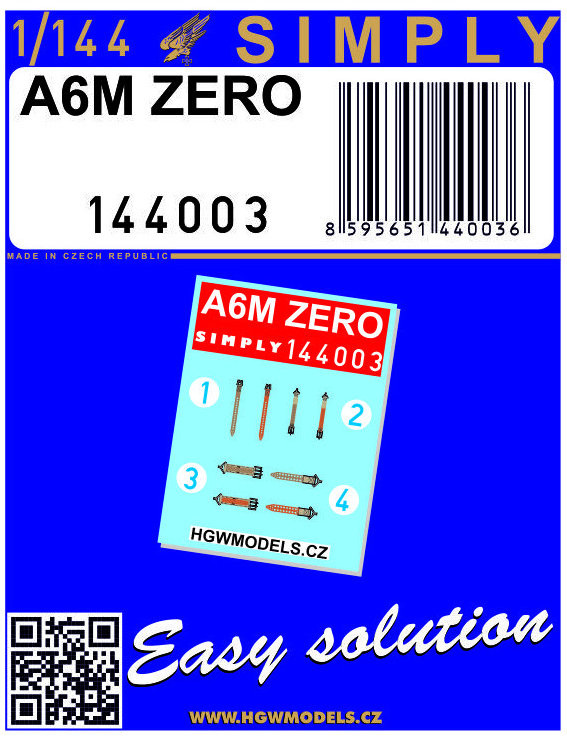 1/144 Seatbelts A6M Zero (SIMPLY)