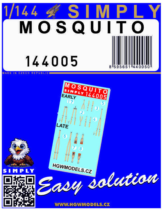 1/144 Seatbelts Mosquito (SIMPLY)