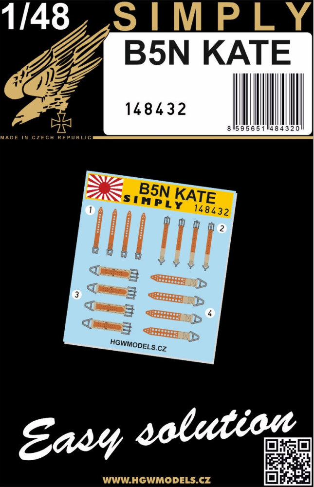 1/48 Seatbelts B5N KATE (SIMPLY)