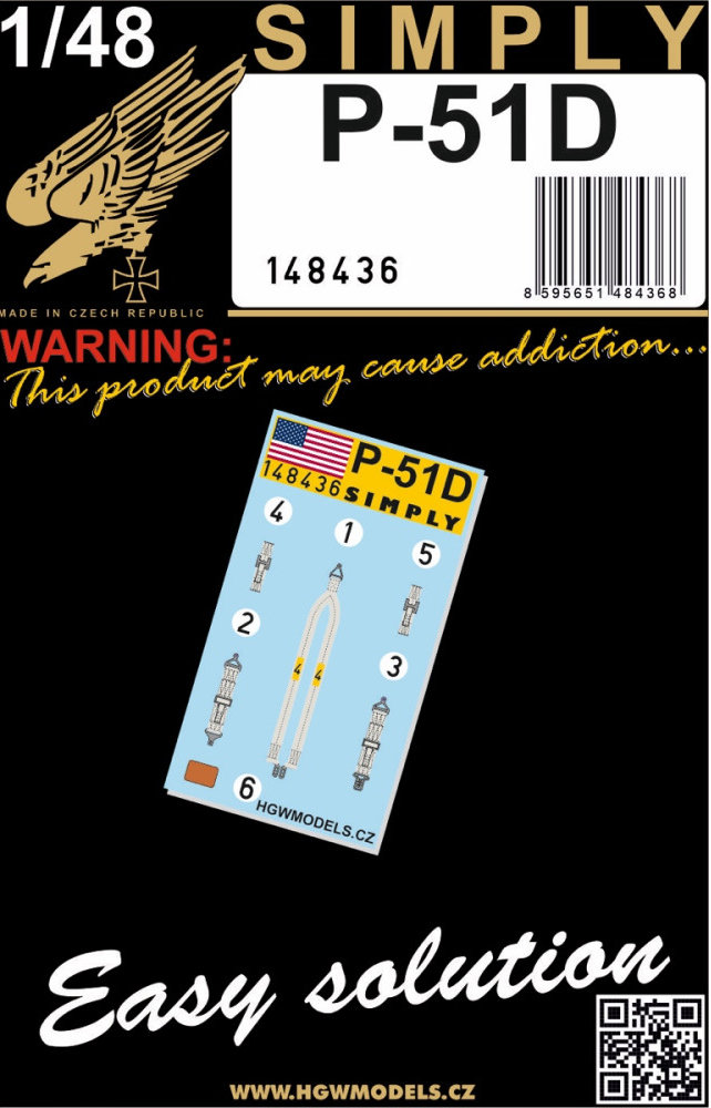 1/48 Seatbelts P-51D (SIMPLY)