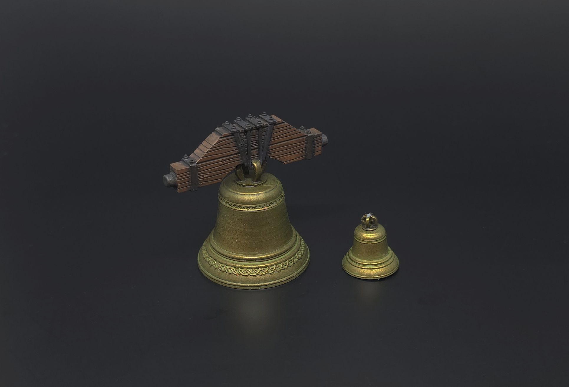 1/72 Old church bell (resin set)