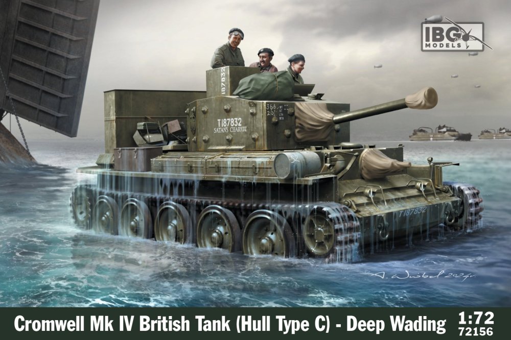 1/72 Cromwell Mk.IV (Hull Type C) Deep Wading