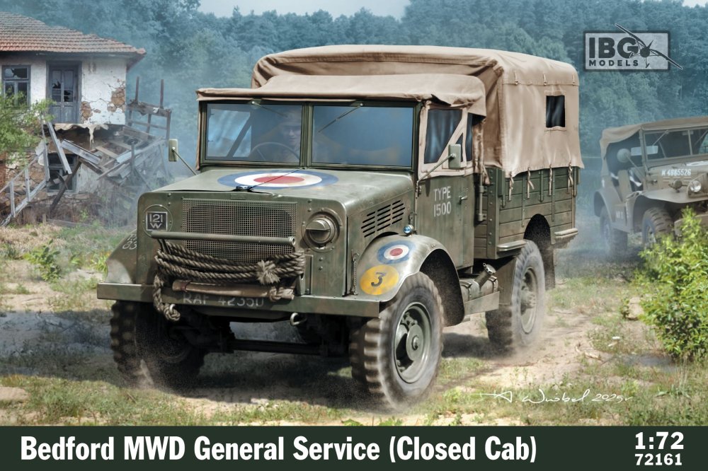 1/72 Bedford MWD General Service (Closed Cab/late)