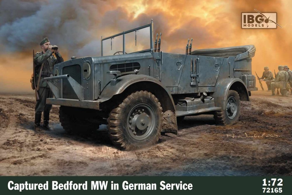 1/72 Captured Bedford MW in German Service