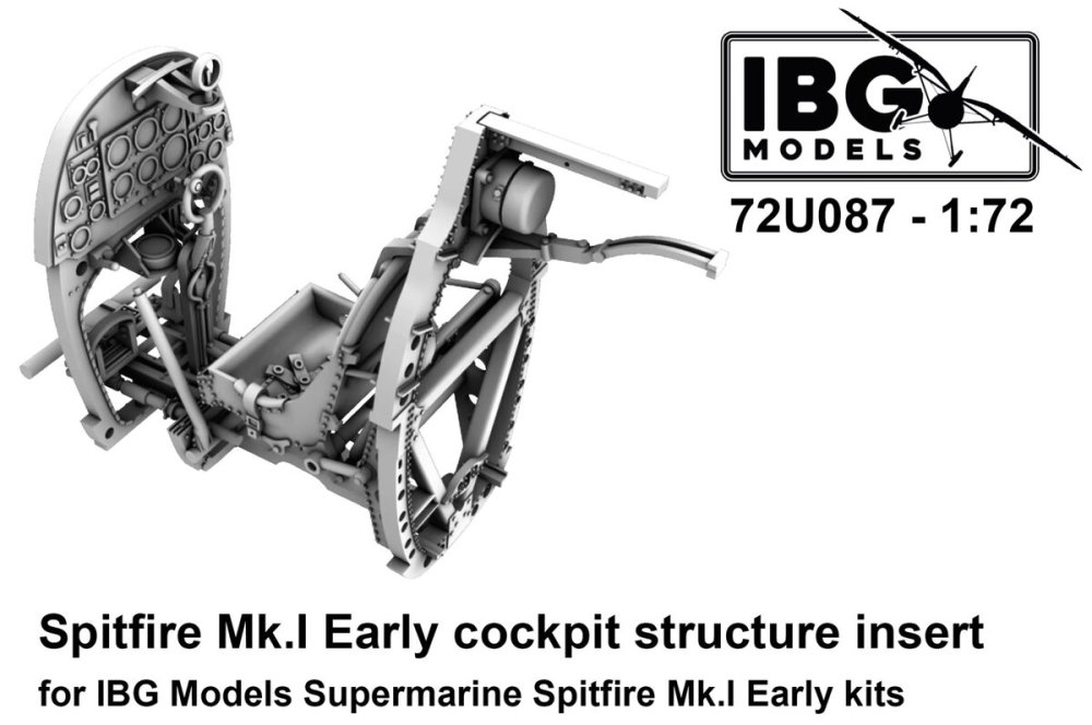 1/72 Spitfire Mk.I Early cockpit structure insert