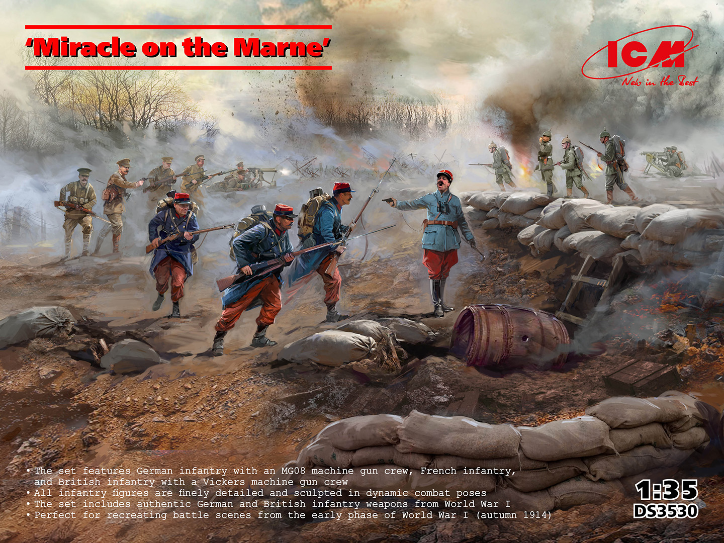 1/35 'Miracle on the Marne' (1914) DIORAMA SET