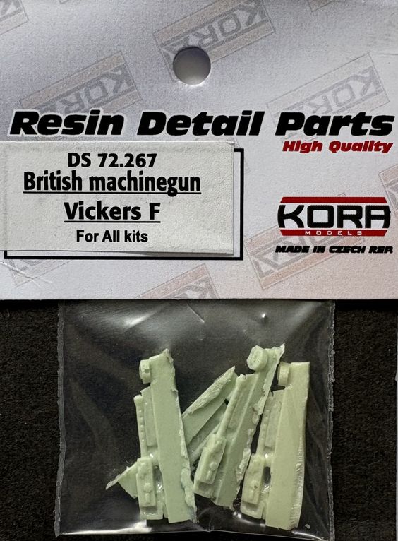 MODELIMEX Online Shop | 1/72 Vickers F British machinegun (all kits ...